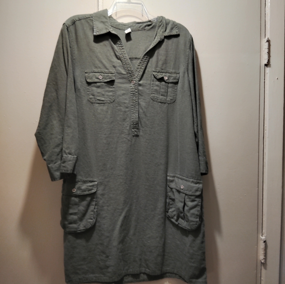 Old Navy Olive Green Dress